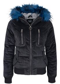 Dry Laundry Japan Dry Laundry, Damen Blouson, Schwarz