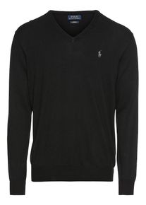 Polo Ralph Lauren, Herren Pullover 'LS SF VN PP-LONG SLEEVE-SWEATER', Schwarz