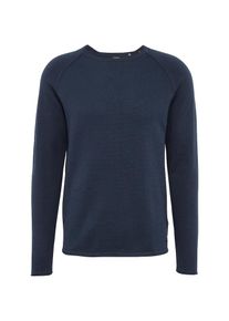 Jack & Jones JACK & JONES, Herren Pullover 'JJEUNION KNIT CREW NECK', Blau