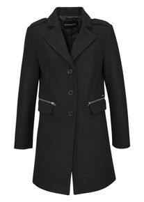 Bruno Banani, Damen Kurzmantel, Schwarz