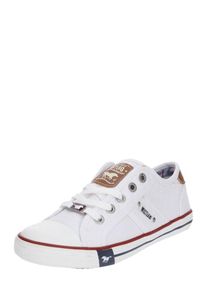 Mustang, Damen Schuhe ' Schn&uuml;rer', Wei&szlig;