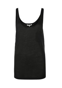 Mbym, Damen Lockeres Tank Top, Schwarz