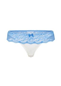 Lascana, Damen String, Creme / Blau