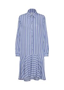 Jacqueline de Yong, Damen Kleid 'ISABEL', Blau / Weiß