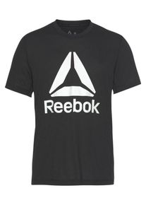 Reebok, Herren T-Shirt 'Wor Supremium 2.0', Schwarz / Wei&szlig;