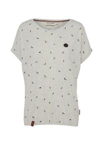 Naketano, Damen Shirt 'Rein Raus Sikis', Marine / Stone