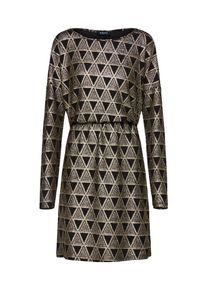 Pieces, Damen Kleid 'PCLARA', Gold / Schwarz
