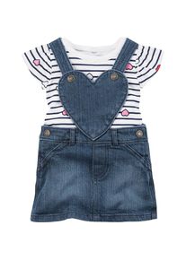 Carter's Carter`s, M&auml;dchen Set: Latzkleid + Kurzarmbody, Blue Denim / Rot / Wei&szlig;