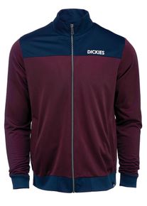 Dickies, Herren Trainingsjacke 'Tasley', Navy / Weinrot / Wei&szlig;