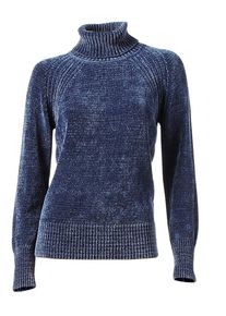 Heine, Damen Rollkragenpullover, Blau