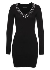 Melrose, Damen Strickkleid, Schwarz