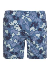 Converse, Herren Shorts 'Printed Quickdry', Marine / Opal / Himmelblau / Flieder
