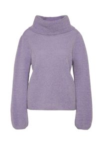 Saint Tropez, Damen Pullover 'COWL NECK KNIT SWEAT', Flieder