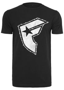 Mister Tee, Herren T-Shirt 'Barbed', Schwarz / Wei&szlig;meliert