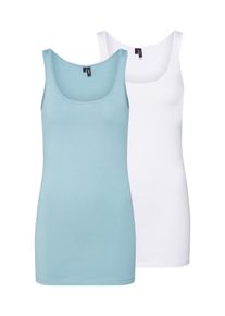 V&eacute;ro Moda VERO MODA, Damen Top, Blau / Wei&szlig;