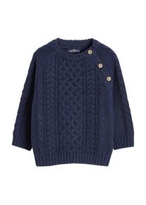 next, Pullover, Champagner / Ultramarinblau