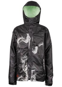 Nitro, Herren Snowboardjacke 'Shapers', Hellgrau / Schwarz