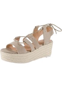 SPM, Damen Plateau-Sandaletten, Beige
