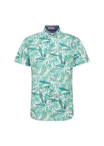 Pepe Jeans, Herren Hemd 'ALLAN', Gr&uuml;n / Wei&szlig;