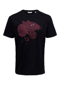 Only & Sons Only & Sons, Herren T-Shirt, Beere / Schwarz