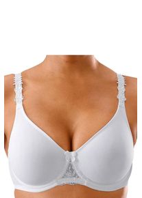 Petite Fleur, Damen T-Shirt-BH mit Bügel (2 Stück), Silbergrau / Weiß