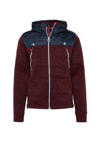 Superdry, Herren Sweatjacke 'MOUNTAIN ZIPHOOD', Weinrot