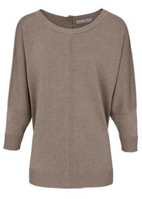 Heine, Damen Pullover, Taupe