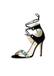 Evita, Damen Sandalette, Schwarz
