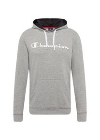 Champion Authentic Athletic Apparel, Herren Sweatshirt, Hellgrau / Wei&szlig;