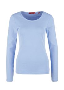 s.Oliver RED LABEL, Damen Longsleeve, Hellblau