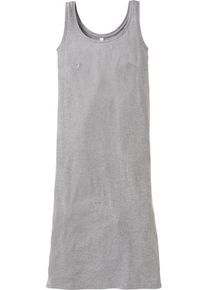 sheego Casual, Damen Basic Kleid, Hellgrau