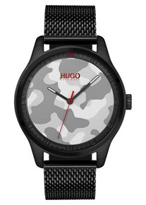Hugo, Herren Uhr 'Move Casual 1530052', Grau / Hellgrau / Rot / Schwarz / Wei&szlig;