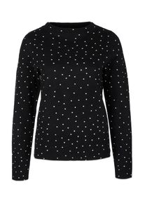 s.Oliver RED LABEL, Damen Pullover, Schwarz / Wei&szlig;