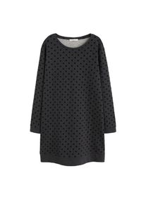 Violeta by Mango, Damen Kleid 'Flock4-I', Anthrazit