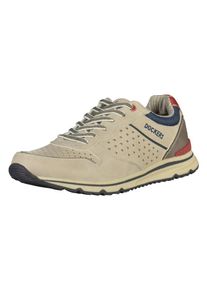 Dockers by Gerli, Herren Sneaker, Hellbeige / Navy / Braun / Karminrot
