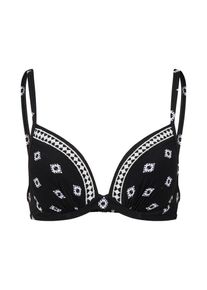 watercult, Damen Bikini Top, Schwarz / Weiß