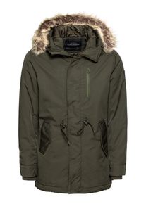Funky Buddha, Herren Mantel, Khaki