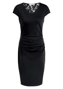 Oui, Damen Kleid, Schwarz