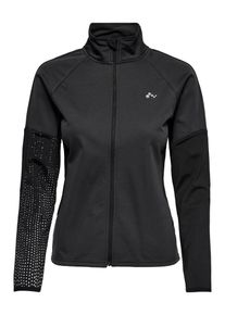 Only Play, Damen Jacke 'Wynona', Dunkelgrau / Schwarz / Wei&szlig;