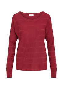 Jacqueline de Yong, Damen Pullover, Karminrot