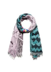 Codello, Damen Schal, Blau / Gelb / Jade / Hellpink