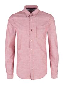 s.Oliver RED LABEL, Herren Hemd, Pastellrot / Weiß