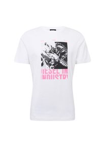 Diesel, Herren Shirt 'T-JUST-Y3 HEMD', Grau / Pink / Weiß