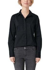 s.Oliver RED LABEL, Damen Hemdbluse, Schwarz