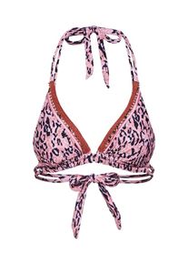 Hunkemöller Hunkemöller, Damen Bikinitop 'Lady Leopard', Pink / Schwarz