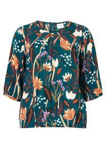JUNAROSE, Damen Bluse, Smaragd / Mischfarben