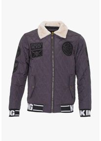 PLUS EIGHTEEN, Herren Blouson, Anthrazit