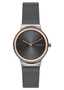 Skagen, Damen Uhr, Gold / Basaltgrau