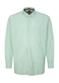 s.Oliver RED LABEL, Herren Regular: Hemd mit Strukturmuster, Pastellgrün