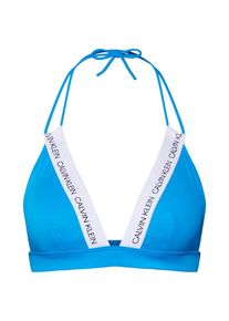 Calvin Klein Swimwear, Damen Bikinitop 'FIXED TRIANGLE-RP', Blau